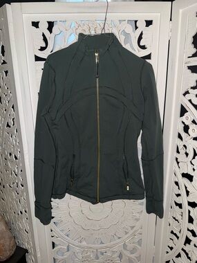 Lululemon Dark Forest/Gold Define Jacket